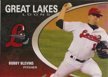 2008 Choice Great Lakes Loons #04 Bobby Blevins Front