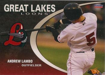 2008 Choice Great Lakes Loons #12 Andrew Lambo Front