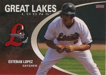 2008 Choice Great Lakes Loons #13 Esteban Lopez Front