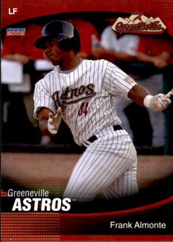 2008 Choice Greeneville Astros #1 Frank Almonte Front