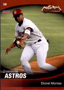 2008 Choice Greeneville Astros #25 Dionel Montas Front