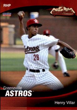 2008 Choice Greeneville Astros #35 Henry Villar Front
