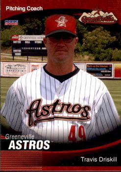 2008 Choice Greeneville Astros #39 Travis Driskill Front