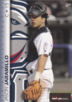 2008 MultiAd Lehigh Valley IronPigs #10 Jason Jaramillo Front