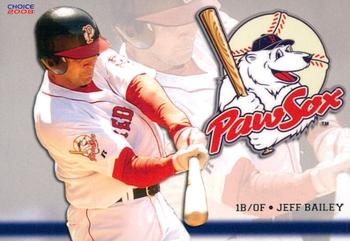 2008 Choice Pawtucket Red Sox #1 Jeff Bailey Front