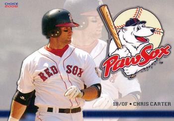2008 Choice Pawtucket Red Sox #4 Chris Carter Front