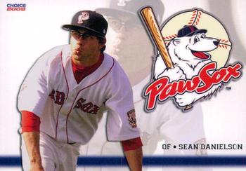 2008 Choice Pawtucket Red Sox #5 Sean Danielson Front