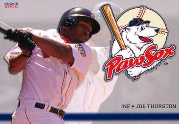 2008 Choice Pawtucket Red Sox #23 Joe Thurston Front