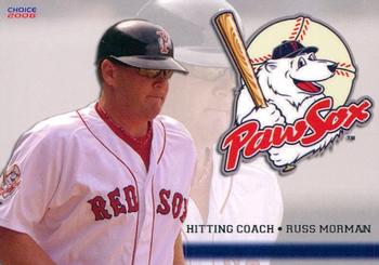 2008 Choice Pawtucket Red Sox #30 Russ Morman Front