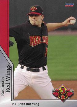 2008 Choice Rochester Red Wings #9 Brian Duensing Front
