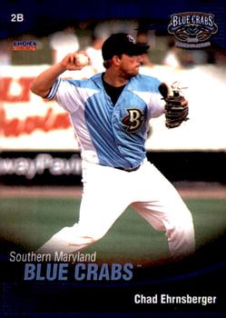 2008 Choice Southern Maryland Blue Crabs #05 Chad Ehrnsberger Front