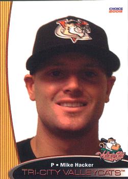 2008 Choice Tri-City ValleyCats #11 Mike Hacker Front