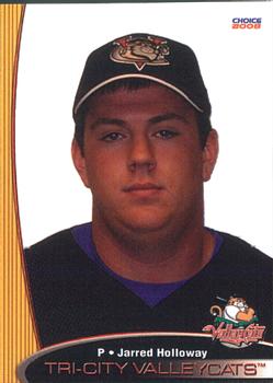 2008 Choice Tri-City ValleyCats #13 Jarred Holloway Front