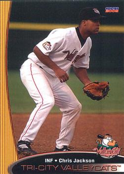 2008 Choice Tri-City ValleyCats #15 Chris Jackson Front