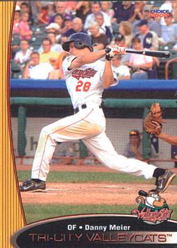 2008 Choice Tri-City ValleyCats #17 Danny Meier Front