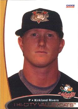 2008 Choice Tri-City ValleyCats #23 Kirkland Rivers Front
