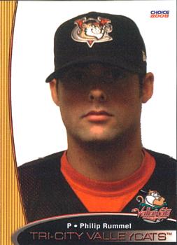 2008 Choice Tri-City ValleyCats #24 Philip Rummel Front