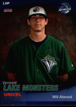 2008 Choice Vermont Lake Monsters #2 Will Atwood Front
