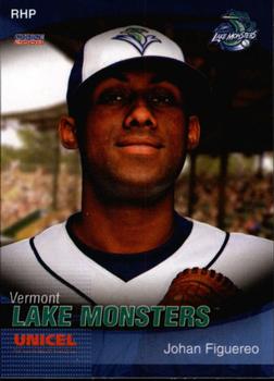 2008 Choice Vermont Lake Monsters #7 Johan Figuereo Front