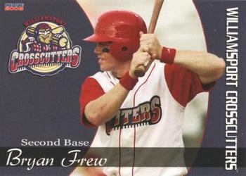 2008 Choice Williamsport Crosscutters #8 Bryan Frew Front