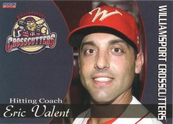 2008 Choice Williamsport Crosscutters #29 Eric Valent Front