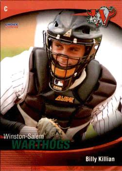 2008 Choice Winston-Salem Warthogs #11 Billy Killian Front