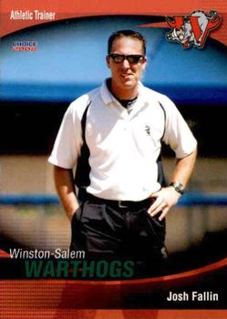 2008 Choice Winston-Salem Warthogs #19 Josh Fallin Front