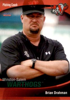 2008 Choice Winston-Salem Warthogs #20 Brian Drahman Front