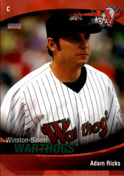 2008 Choice Winston-Salem Warthogs #25 Adam Ricks Front