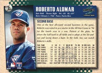1995 Score - Platinum Team Sets #2 Roberto Alomar Back