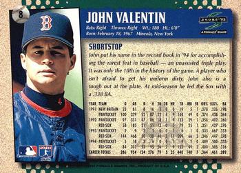 1995 Score - Platinum Team Sets #8 John Valentin Back