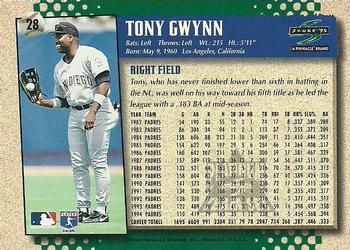 1995 Score - Platinum Team Sets #28 Tony Gwynn Back