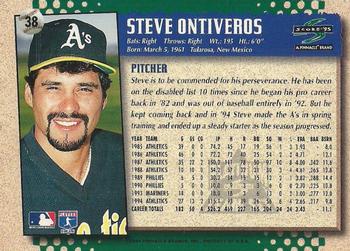 1995 Score - Platinum Team Sets #38 Steve Ontiveros Back