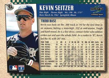 1995 Score - Platinum Team Sets #45 Kevin Seitzer Back