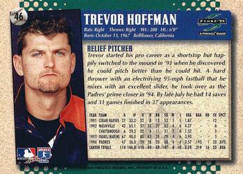 1995 Score - Platinum Team Sets #46 Trevor Hoffman Back
