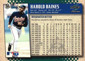 1995 Score - Platinum Team Sets #57 Harold Baines Back