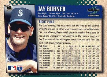 1995 Score - Platinum Team Sets #68 Jay Buhner Back