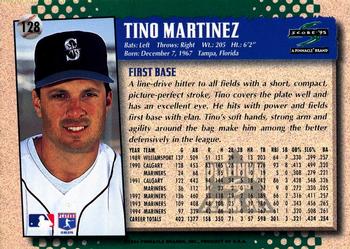 1995 Score - Platinum Team Sets #128 Tino Martinez Back