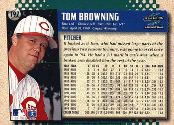 1995 Score - Platinum Team Sets #197 Tom Browning Back
