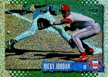 1995 Score - Platinum Team Sets #234 Ricky Jordan Front