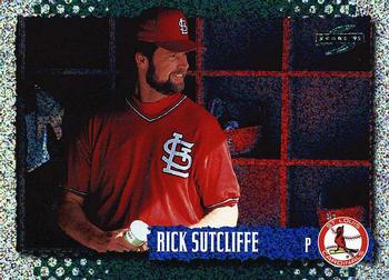 1995 Score - Platinum Team Sets #244 Rick Sutcliffe Front