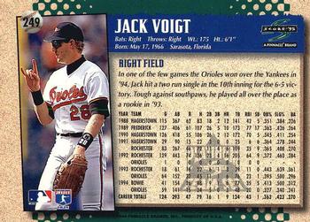 1995 Score - Platinum Team Sets #249 Jack Voigt Back