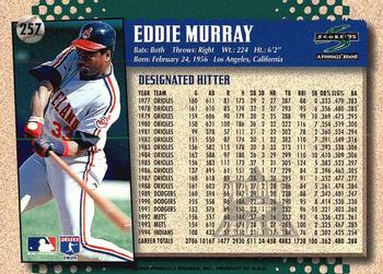 1995 Score - Platinum Team Sets #257 Eddie Murray Back