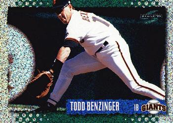 1995 Score - Platinum Team Sets #260 Todd Benzinger Front