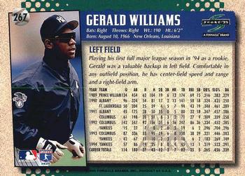 1995 Score - Platinum Team Sets #267 Gerald Williams Back