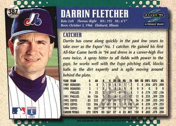 1995 Score - Platinum Team Sets #387 Darrin Fletcher Back