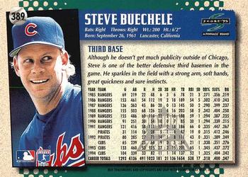 1995 Score - Platinum Team Sets #389 Steve Buechele Back