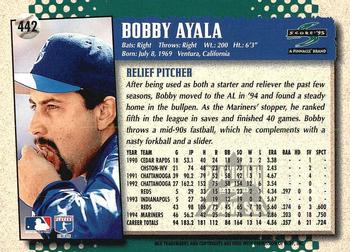 1995 Score - Platinum Team Sets #442 Bobby Ayala Back