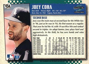 1995 Score - Platinum Team Sets #454 Joey Cora Back