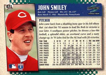 1995 Score - Platinum Team Sets #471 John Smiley Back